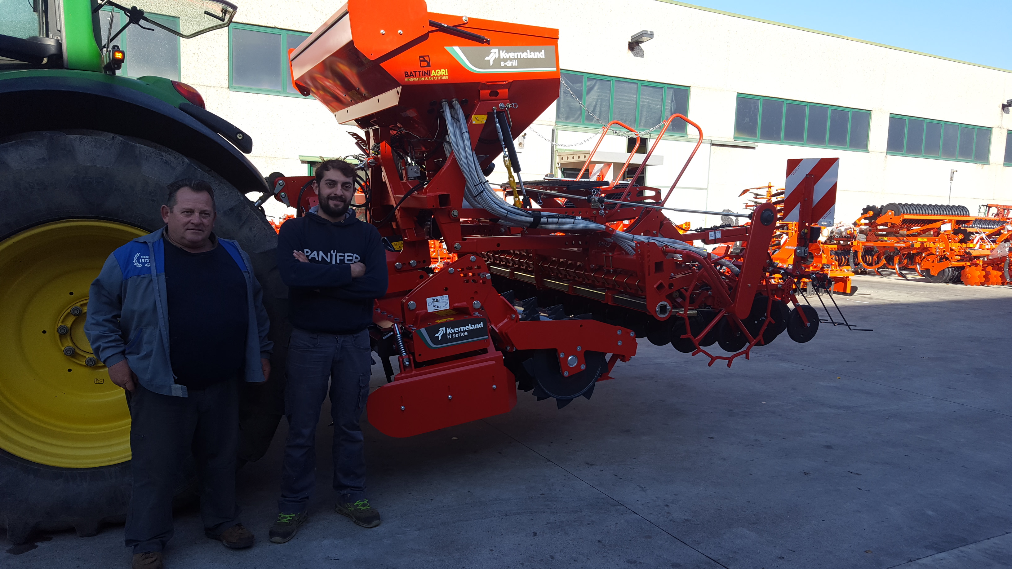 Anche Mazzoletti Sceglie La Combinata Kverneland S Drill Battiniagri